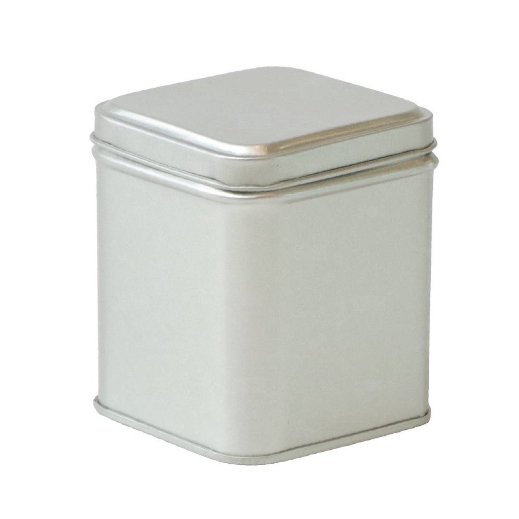 กระป๋องเหล็ก  FM3-BJM-030  ทรงเหลี่ยม  25g.  หยกออนไลน์