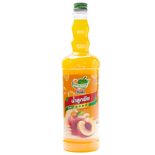 ติ่งฟง น้ำหวานรสพีช 760ml. หยกออนไลน์