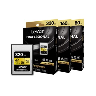 Lexar Professional CFexpress Type A Card GOLD Series เอสดีการ์ด สำหรับกล้อง SONY เท่านั้น รองรับภาพและวิดีโอระดับ 8K