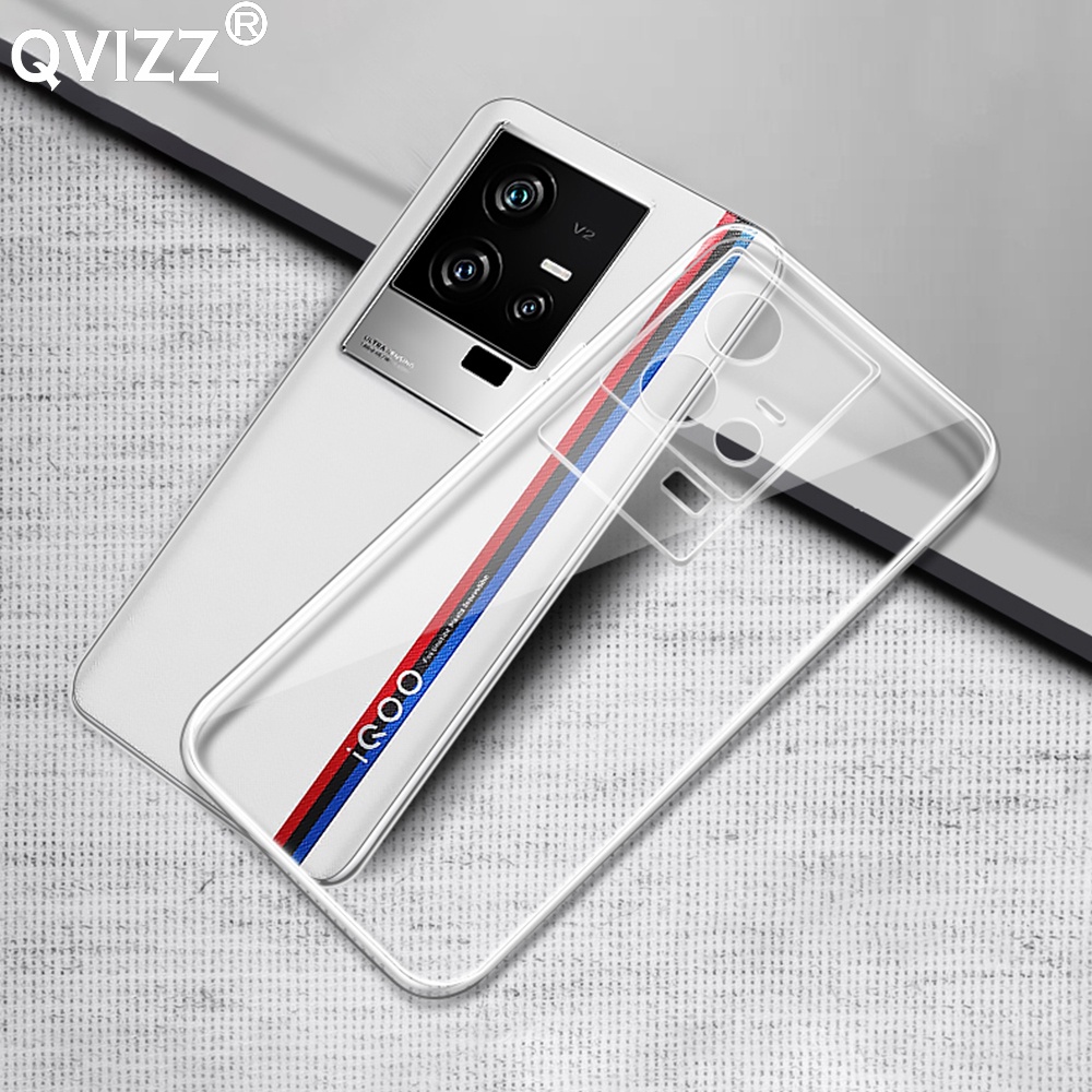 หรูหราเคสโทรศัพท์ใสสําหรับ vivo iQOO 11 Pro ซิลิโคนอ่อนนุ่มโปร่งใส V2254A กันกระแทกฝาครอบป้องกัน Q1