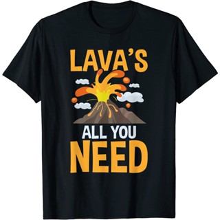 LAVAs All You Need-เสื้อยืดนักธรณีวิทยานักธรณีวิทยาภูเขาไฟ