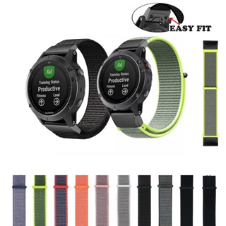 สายไนล่อน นาฬิกาข้อมือ เหมาะสำหรับ Garmin Fenix 7 6 5 Plus 935 945 Instinct