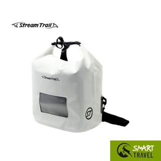 STREAM TRAIL ST DRY CUBE 5L กระเป๋ากันน้ำทรงกระบอก ขนาด 5 ลิตร สี WHITE