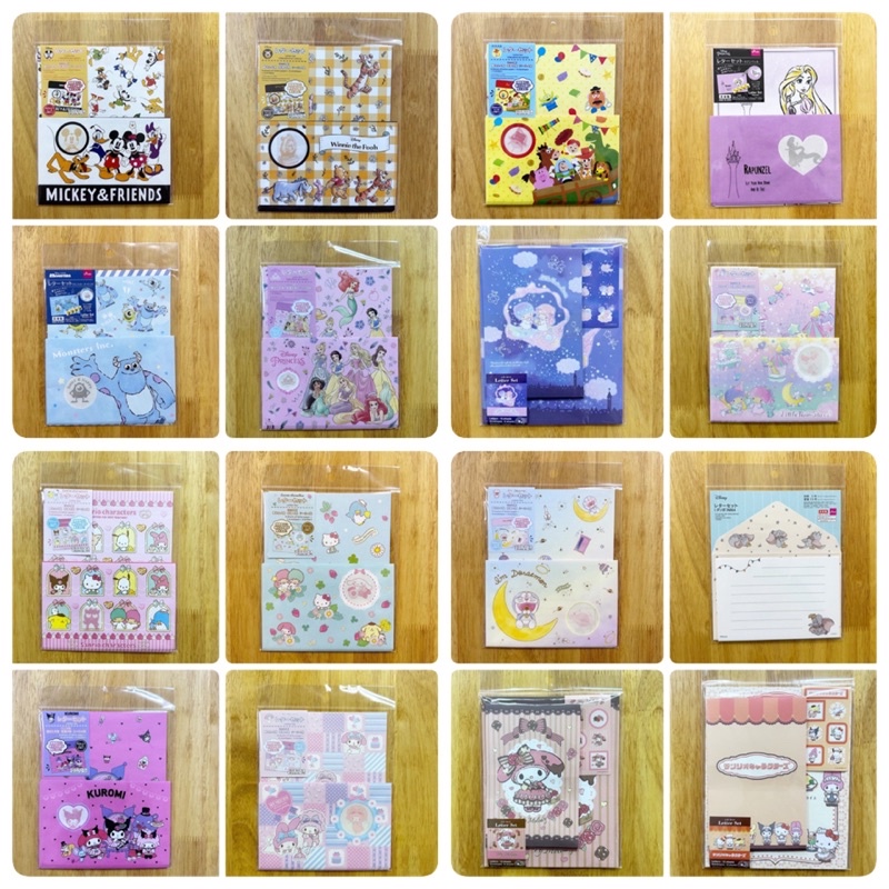 *อัพเดตลายใหม่2026* Letter Set เซ็ตกระดาษเขียนจดหมาย Disney / Sanrio