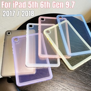 เคสซิลิโคนนิ่ม แบบใส บางพิเศษ สําหรับ iPad 6th Gen 9.7 2018 5th Generation 2017 iPad 9.7 2017 2018