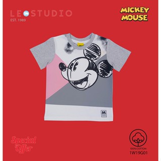 Mickey Mouse by เลซองฟอง 1W19G01 ( ) เสื้อยืดแขนสั้นเด็กชายลิขสิทธิ์ห้าง