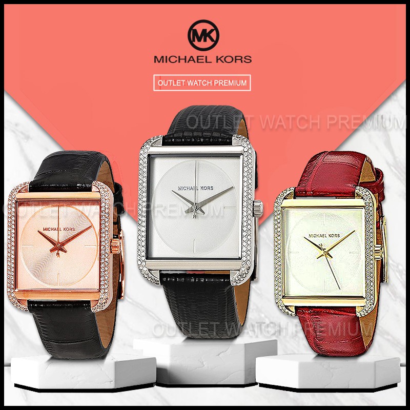 OUTLET WATCH นาฬิกา Michael Kors OWM141 นาฬิกาข้อมือผู้หญิง นาฬิกาผู้ชาย แบรนด์เนม ของแท้ Brandname MK Watch รุ่น MK2583