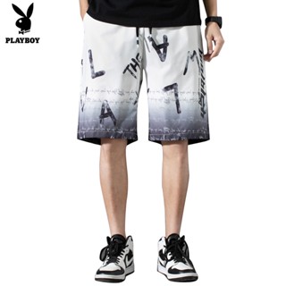 Playboy Summer Capris Printed Outwear Shorts Casual Sweatpants