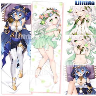 ปลอกหมอน พิมพ์ลายการ์ตูนอนิเมะ Dakimakura Genshin Impact Nahida Layla Game แฮนด์เมด