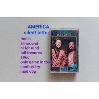 □มือ2 เทปเพลง america□ อัลบั้ม silentletter (4Track) (แนว rock).