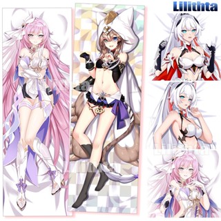 ปลอกหมอน พิมพ์ลายการ์ตูนอนิเมะ Dakimakura Honkai Impact 3rd Kiana Elysia Pardofelis Houkai series สําหรับตกแต่งบ้าน