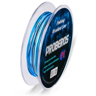 Creekmoon PROBEROS สายเอ็นตกปลา PE ลายพราง 4 เส้น 10LB-100LB เส้นผ่าศูนย์กลาง 0.12 มม.-0.55 มม. S2 4 เส้น