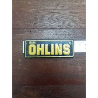 Logo ohlins งานพลาสติก ขนาด8.5 cm