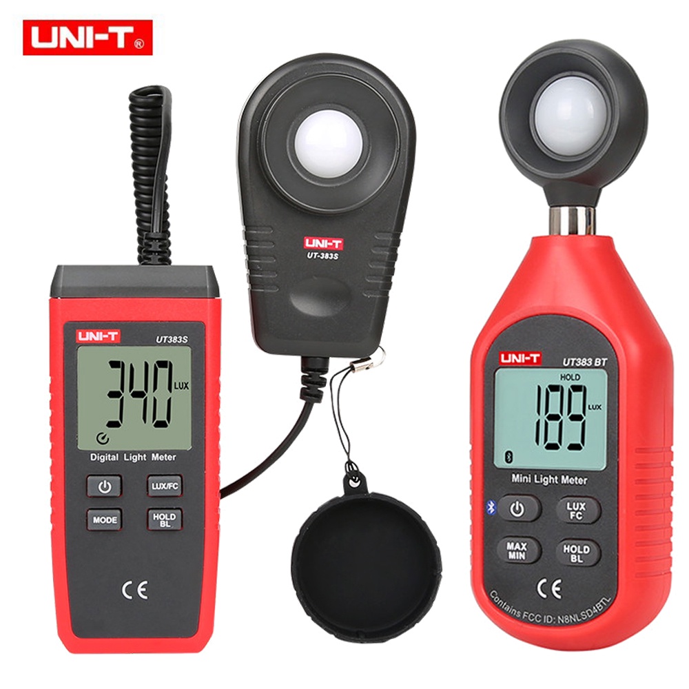 UT383 UT383BT UT383S เครื่องวัดแสงดิจิทัล Lu /FC มิเตอร์วัดแสง โฟโตมิเตอร์ 200,000 ลักซ์ มิเตอร์วัดแ