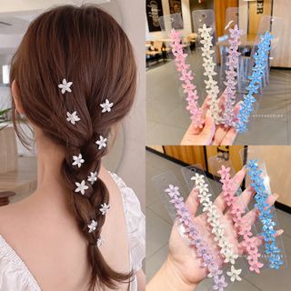 【XINYIA】 เด็ก ผมถัก ดอกไม้ขนาดเล็ก กิ๊บติดผม เครื่องประดับผม เด็กผู้หญิงตัวเล็ก น่ารัก มินิ กิ๊บ