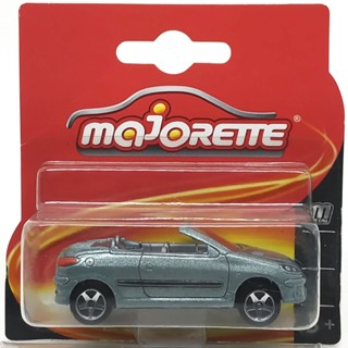 Majorette Peugeot 206 CC Metallic Green ล้อ 5CS Scale 1/53 (8cm) package แบบสั้น