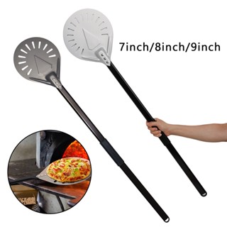 [Hi-tech]  Perforated Turning Pizza Peel Anti-Scalding Round Pizza Shovel Professional