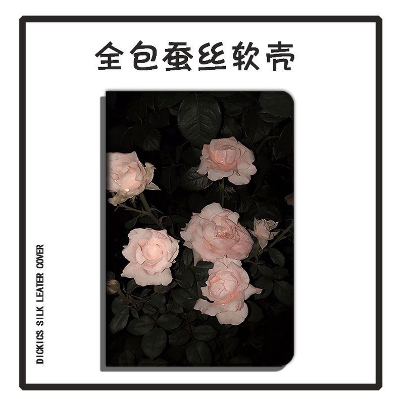 beautiful rose เคสไอแพด mini 4/5/6 air 3 4 5 เคส iPad 10.2 gen 7 8 9 gen10 case ipad pro 11 2022 pen slot tri-fold cover