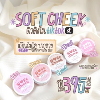 soft cheek วิ้ปปิ้งบรัชมูส บรัชทาเเก้ม/ตา/ปาก สีชัด!