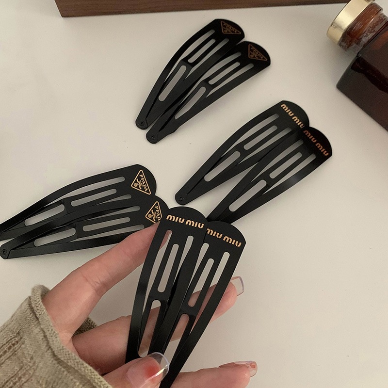 【Magpie】ใหญ่มาก! กิ๊บติดผมหน้าม้า ขนาดใหญ่ สีดําด้าน เครื่องประดับผม สําหรับผู้หญิง จํานวน 2 ชิ้น🔥 รวมภาษีแล้ว
