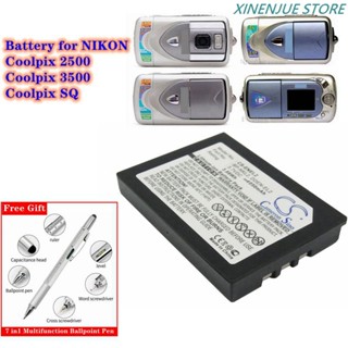 แบตเตอรี่กล้อง3.7V/1050MAh EN-EL2,9904,BP-NKL2,DDEN-EL2สำหรับ NIKON Coolpix 2500,Coolpix 3500,Coolpix SQ