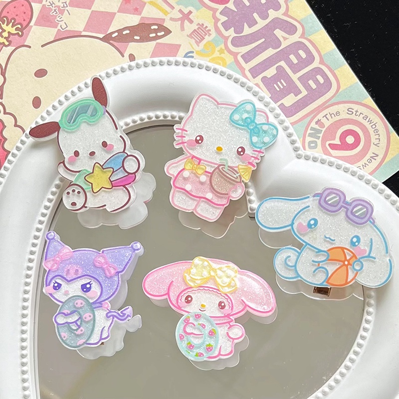 กิ๊บติดผม ลายการ์ตูน Hello Kitty Melody Bangs Sanrio สไตล์ญี่ปุ่น สําหรับนักเรียน