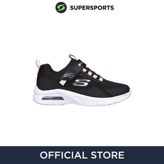 SKECHERS Microspec Max - Motion Waves รองเท้าลำลองเด็ก รองเท้าผ้าใบเด็กผู้หญิง