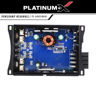 PLATINUM-X ชุดเครื่องเสียง เพาเวอร์แอมป์ แอมป์ขยายเสียง 4CH PX-A4065MINI + PX-P736.1NEW ปรีแอมป์ ปรีแอมป์ติดรถยนต์