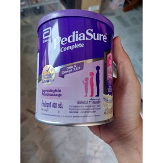 PEDIASURE 1+ เพิ่มน้ำหนักและส่วนสูง สำหรับเด็กทานน้อย 400 กรัม สูตรหวานน้อย หมดอายุ 7/6/2024