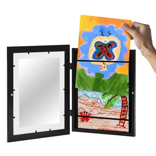 [Homyl1] Kids Artwork Picture Frame Horizontal and Vertical Display for Pictures