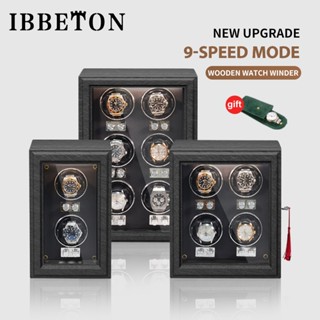 Watch Winder 2 4 6กล่องไม้เก็บนาฬิกาข้อมืออัตโนมัติ เสียงเงียบ หรูหรา ระดับไฮเอนด์
