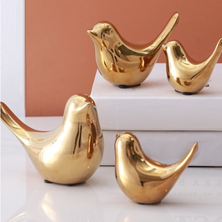 Bird Figurine Home Decor Birds Decorative Ornaments for Shelf Bedroom