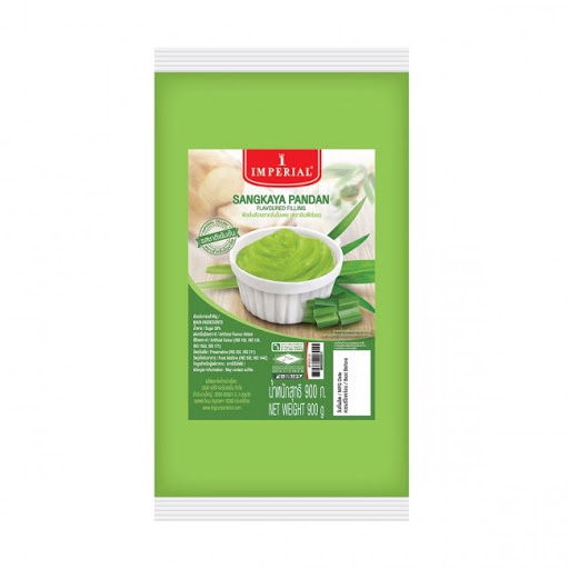 ฟิลลิ่งสังขยากลิ่นใบเตย  ทำไส้ขนม ไส้ขนมปัง ไส้เครป ขนาด 900g.  ตราอิมพีเรียล หยกออนไลน์