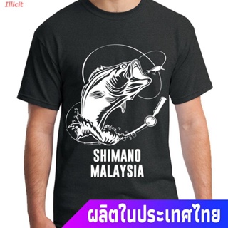 เสื้อยืดผ้าฝ้ายพิมพ์ลาย Illicit fishingเสื้อยืดผู้ชายและผู้หญิง GILDAN 2022 Shimano Fishing Net S0 เสื้อยืดลําลองสําหรับ