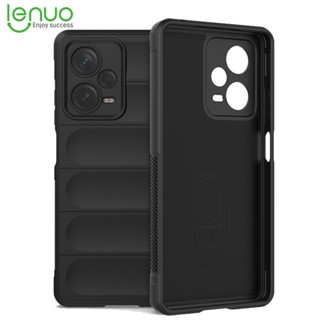 Lenuo เคสโทรศัพท์มือถือ ซิลิโคนนิ่ม กันกระแทก สีพื้น หรูหรา สําหรับ POCO X5 Pro 5G POCO X5 5G