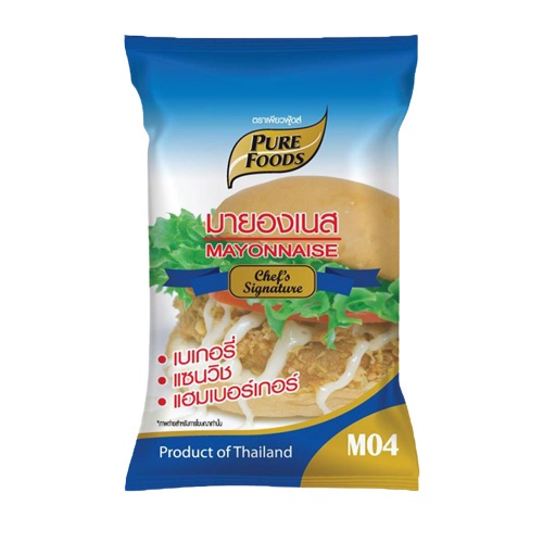 เพียวฟู้ดส์ มายองเนส M04 1kg. หยกออนไลน์