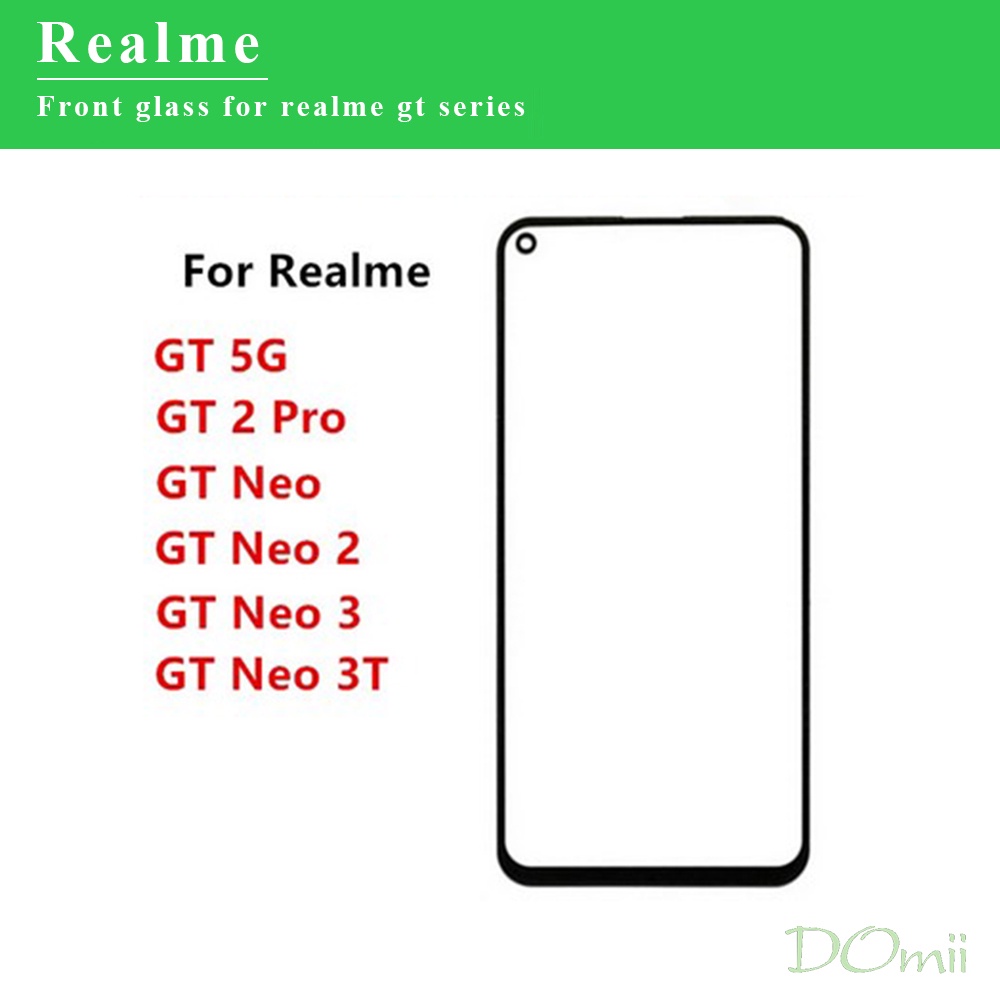 อะไหล่หน้าจอสัมผัส LCD และ OCA สําหรับ Realme GT Neo 3T 3 2 Pro 5G