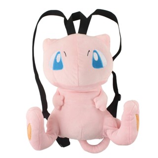 30cm Takara Tomy Anime Pokemon Mew Mewtwo Mewtu Plush Doll Backpack Model For Child Student School Bag Children High Capacity School Bag Toys