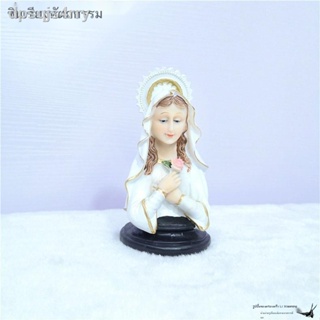 พระคริสต์ No. 1 Virgin Mary Ornament Car Desktop European Icon Statue Decoration