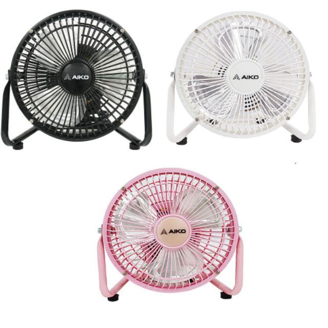 พัดลมและอะไหล่ Aiko พัดลมเล็ก Turbo 6 นิ้ว รุ่น AVF006 พัดลมไฟฟ้า AIKO  พัดลม ตั้งโต๊ะ