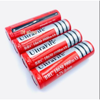 Kaca it ถ่านชาร์จ Li-ion 18650 UltraFire 3.7V ความจุ 9900mAh (10ก้อน) ถ่าน