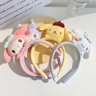 ที่คาดผมน่ารัก ตกแต่งตุ๊กตาซาริโอ้🍭(สินค้าพร้อมส่ง)