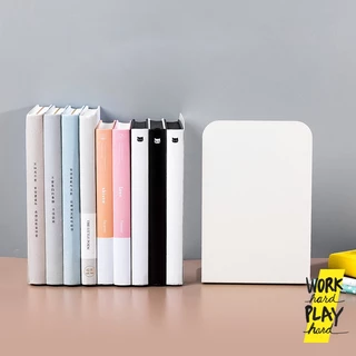 WHPH Shop ฉากกั้นหนังสือ มินิมอล ที่กั้นหนังสือ สำหรับ ชั้นวางหนังสือ bookend คุณภาพงานส่งออก Amazon