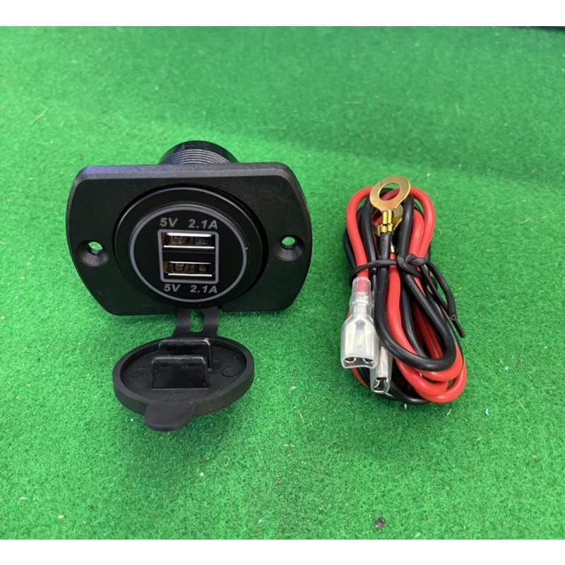 ชุดแปลงไฟ12vออก5v usb  2.4A(USBกลมไฟ)