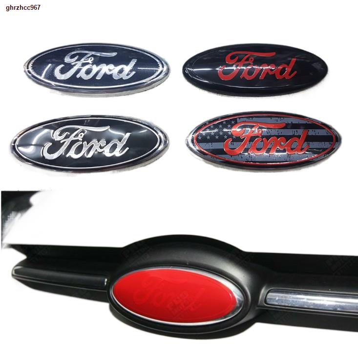สินค้าเฉพาะจุด◘♈ไม่ใช่แปะทับ โลโก้ฟอร์ด ติดด้านหน้า โฟกัส เฟียสต้า 2010 - 2014 ford fiesta focus front logo emblem