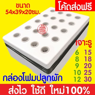 *ค่าส่งถูก* ถุงรองกล่องโฟม ถุงดำรองกล่องโฟม ปลูกผัก กล่องโฟม Outlet
