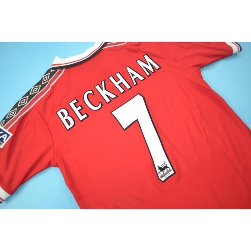 เสื้อแมนยู ย้อนยุค คลาสิค ปี 1998 ไม่ใช่เกรดตลาดนัด พร้อมชื่อนักเตะ Beckham