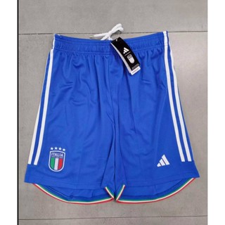 เสื้อกีฬาแขนสั้น ลายทีมชาติฟุตบอล Italy 23 24 ชุดเหย้า กางเกงขาสั้น สีขาว ฟ้า สําหรับผู้ชาย และผู้หญิง 1:1