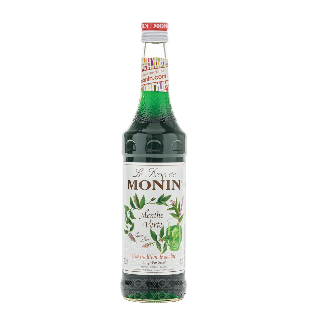 ไซรัปกลิ่นกรีนมิ้นต์  Monin 700ml. หยกออนไลน์