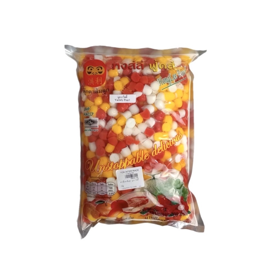 บุก วุ้น วาไลตี้ ท็อปปิ้งเครื่องดื่ม ตราตุ๊กตาล้มลุก 1kg. หยกออนไลน์